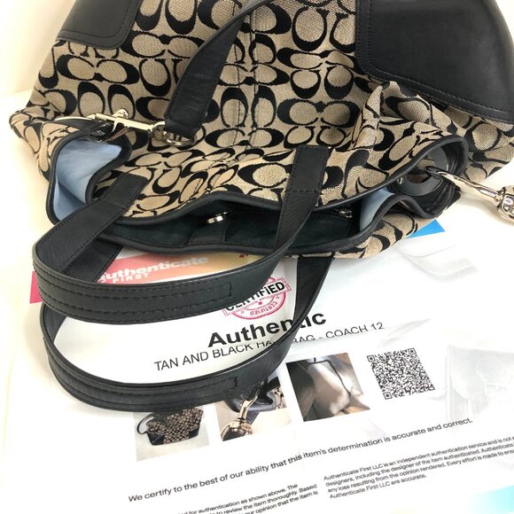 Coach Hadley Signature Duffle, Model F28981, AUTHENTICATED - Picture 16 of 16